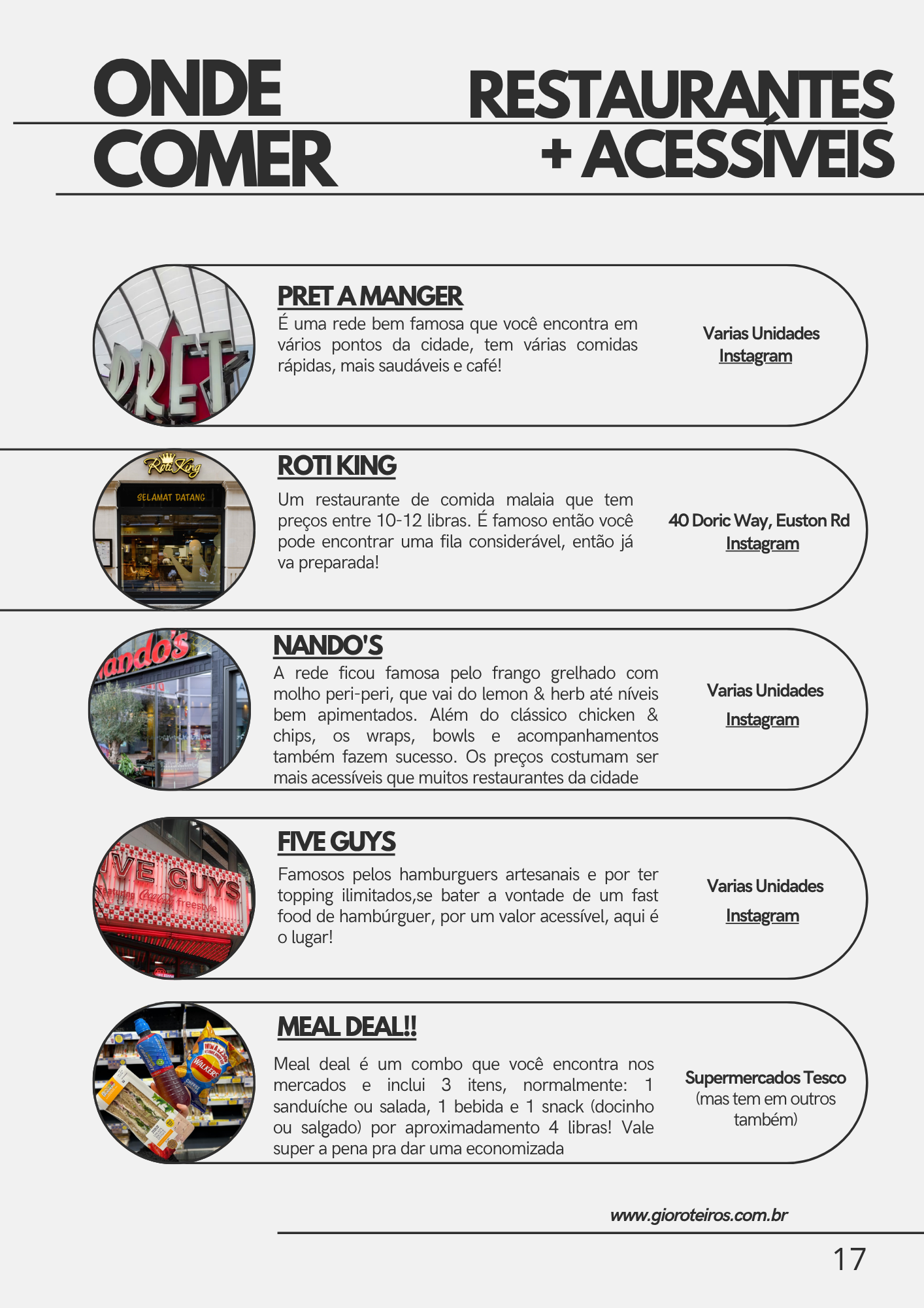 Exemplo de página - Londres